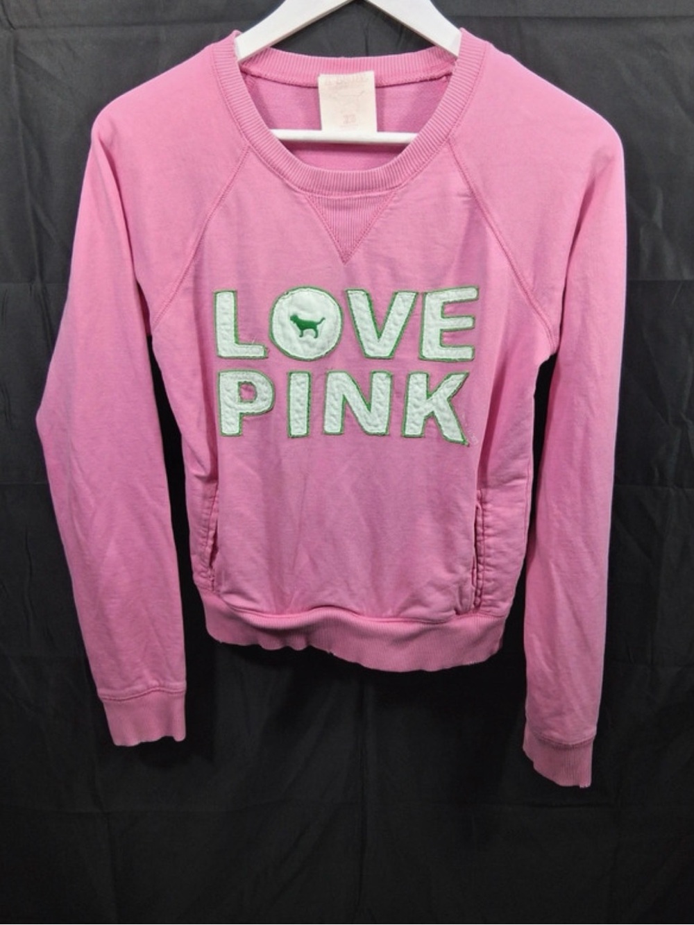 RARE Vintage Victoria's Secret PINK Women's Crewneck Sweatshirt Pink y2k